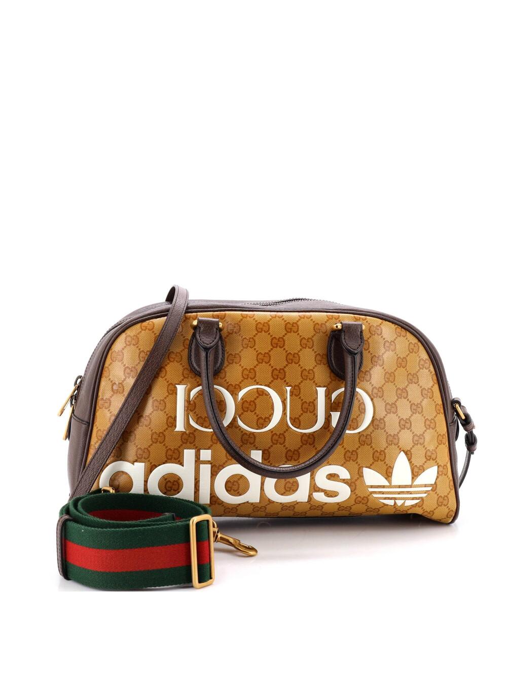 Gucci X Adidas Duffle Bag Gg Coated #377592G12B